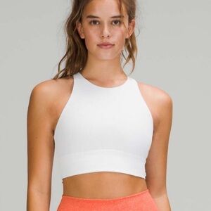 LULULEMON | ENERGY HIGH NECK LONG LINED RIBBED SPORTS BRA